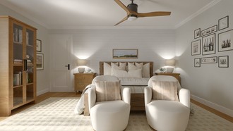 Traditional, Farmhouse, Rustic Bedroom by Havenly Interior Designer Kennedy