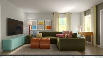  Living Room by Havenly Interior Designer Amber