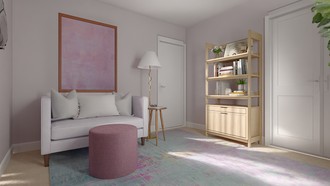 Eclectic, Glam Office by Havenly Interior Designer Leah