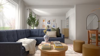 Contemporary, Midcentury Modern Living Room by Havenly Interior Designer Mariana