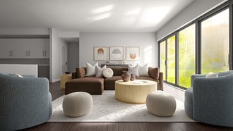 Modern, Eclectic Living Room by Havenly Interior Designer Estefania