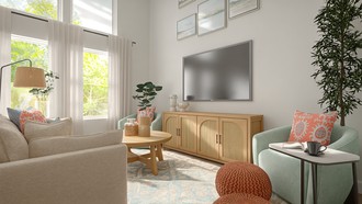  Living Room by Havenly Interior Designer Amber