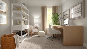 Classic, Coastal Office by Havenly Interior Designer Estefania