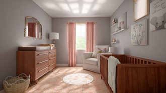 Modern, Preppy Nursery by Havenly Interior Designer Jennifer