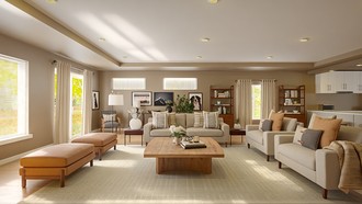 Midcentury Scandi Living Room by Havenly Interior Designer Sofia