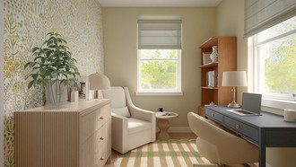 Eclectic Office by Havenly Interior Designer Andrea