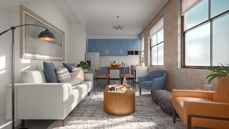 Modern, Transitional, Global Living Room by Havenly Interior Designer Valerie