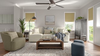 Modern, Traditional, Transitional, Global, Midcentury Modern Living Room by Havenly Interior Designer Valerie