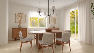 Organic Modern Dining Room by Havenly Interior Designer Yarin