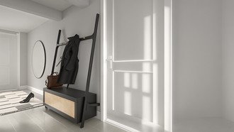 Modern, Industrial, Farmhouse, Transitional, Library Entryway by Havenly Interior Designer Ana