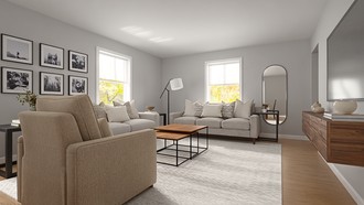 Modern, Transitional Living Room by Havenly Interior Designer Estefania