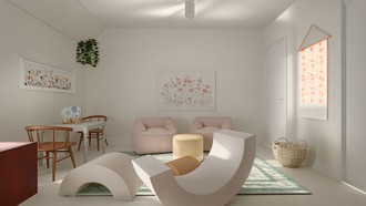 Contemporary, Modern, Modern Cottage, Traditional Charm Playroom by Havenly Interior Designer Valerie