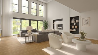 Contemporary, Modern, Transitional Living Room by Havenly Interior Designer Paulina