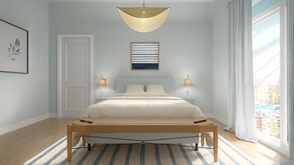 Midcentury Scandi Bedroom by Havenly Interior Designer Sebastian