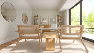 Modern, Scandinavian, Organic Modern, California Cool, Warm Transitional Office by Havenly Interior Designer Emerie