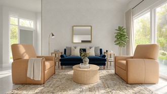 Traditional, Transitional, Warm Transitional Living Room by Havenly Interior Designer melissa