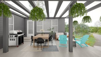 Modern Outdoor Space by Havenly Interior Designer Marcela