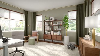 Modern, Traditional, Transitional, Midcentury Modern Office by Havenly Interior Designer Trenton