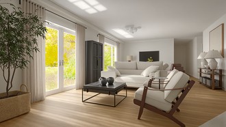 Organic Modern Living Room by Havenly Interior Designer Yarin