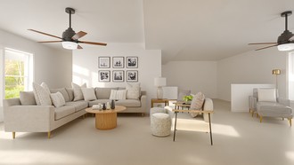 Contemporary, Glam, Contemporary Luxe, Organic Modern Living Room by Havenly Interior Designer Hannah