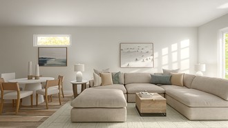 Modern, Coastal, Organic Modern, California Cool, Classic Coastal Living Room by Havenly Interior Designer Danie