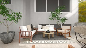 Organic Modern Outdoor Space by Havenly Interior Designer Yarin