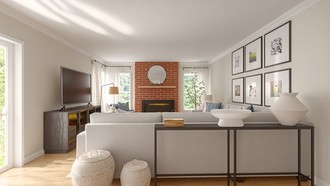 Contemporary, Modern, Coastal Living Room by Havenly Interior Designer Ana