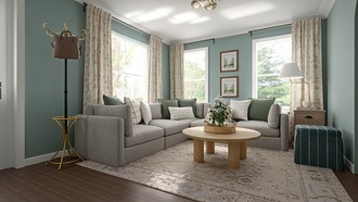 Modern Cottage Living Room by Havenly Interior Designer Ingrid