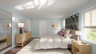 Warm Transitional Bedroom by Havenly Interior Designer Philippa