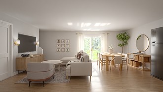 Contemporary Living Room by Havenly Interior Designer Ana