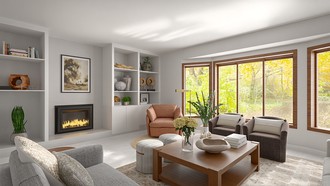 Contemporary, Modern, Traditional, Rustic, Transitional Living Room by Havenly Interior Designer Ana