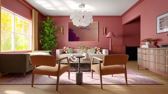 Contemporary, Eclectic Living Room by Havenly Interior Designer Camila