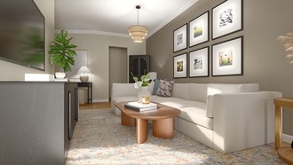 Contemporary Living Room by Havenly Interior Designer Jacqueline
