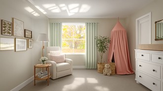 Warm Transitional, Traditional Charm Nursery by Havenly Interior Designer Martha