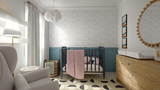 Contemporary Nursery by Havenly Interior Designer Ana