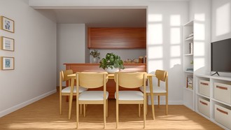 Midcentury Modern, Scandinavian Living Room by Havenly Interior Designer Estefania