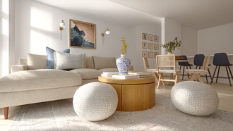 Modern, Traditional, Midcentury Modern, Inspired Modern Living Room by Havenly Interior Designer Emerie