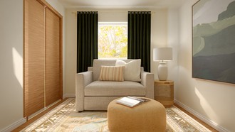 Classic, Bohemian Office by Havenly Interior Designer Estefania