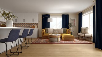 Contemporary, Modern, Classic, Eclectic, Bohemian Living Room by Havenly Interior Designer Rafaela