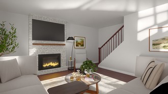 Traditional, Midcentury Modern, Minimal Living Room by Havenly Interior Designer Ana