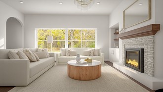 Minimal Living Room by Havenly Interior Designer Begona