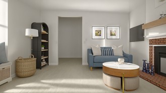 Coastal, Farmhouse Living Room by Havenly Interior Designer Rachel