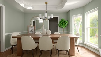 Contemporary, Classic Contemporary Dining Room by Havenly Interior Designer Jacqueline