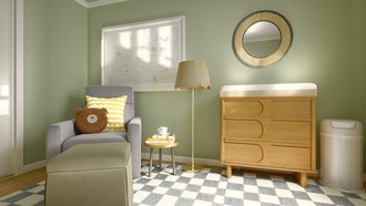 Contemporary, Modern, Eclectic Nursery by Havenly Interior Designer Rafaela