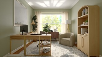 Scandinavian Office by Havenly Interior Designer Jacqueline