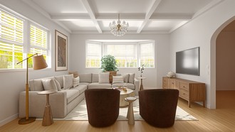 Modern, Traditional, Transitional Living Room by Havenly Interior Designer Emerie