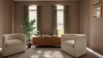 Contemporary, Warm Transitional Living Room by Havenly Interior Designer Akira