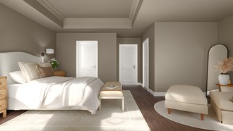 Transitional, Warm Transitional Bedroom by Havenly Interior Designer Jacqueline