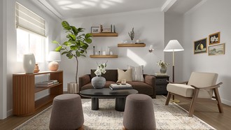 Contemporary Living Room by Havenly Interior Designer Mariana