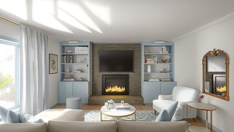 Traditional, Classic Contemporary, Organic Modern Living Room by Havenly Interior Designer Adelaida